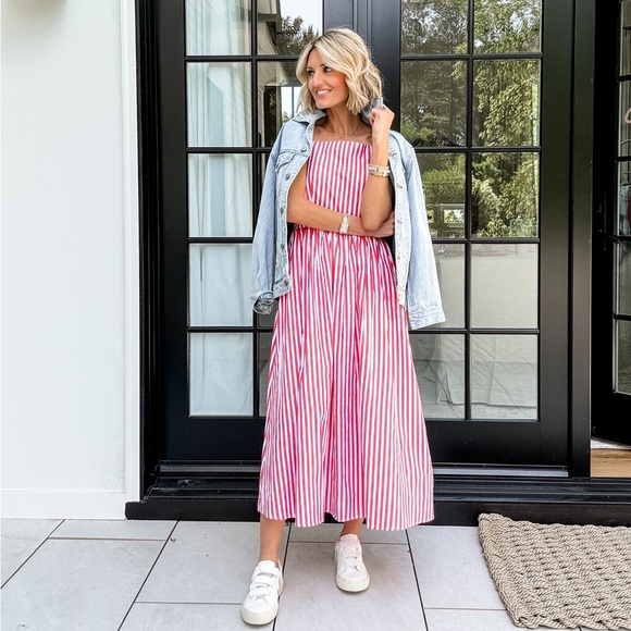 Dresses & Skirts - Free Assembly Sleeveless Square Neck Midi Dress